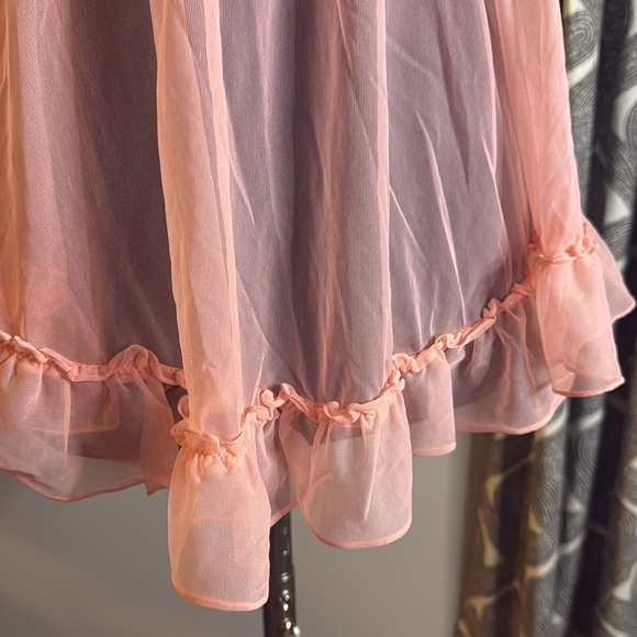 Victoria’s Secret Pale Apricot Sheer Chemise - Picture 3 of 7